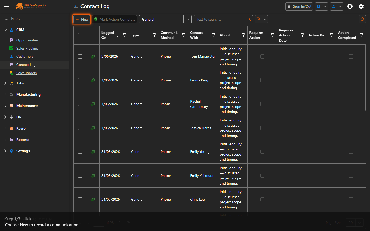 New (toolbar button)