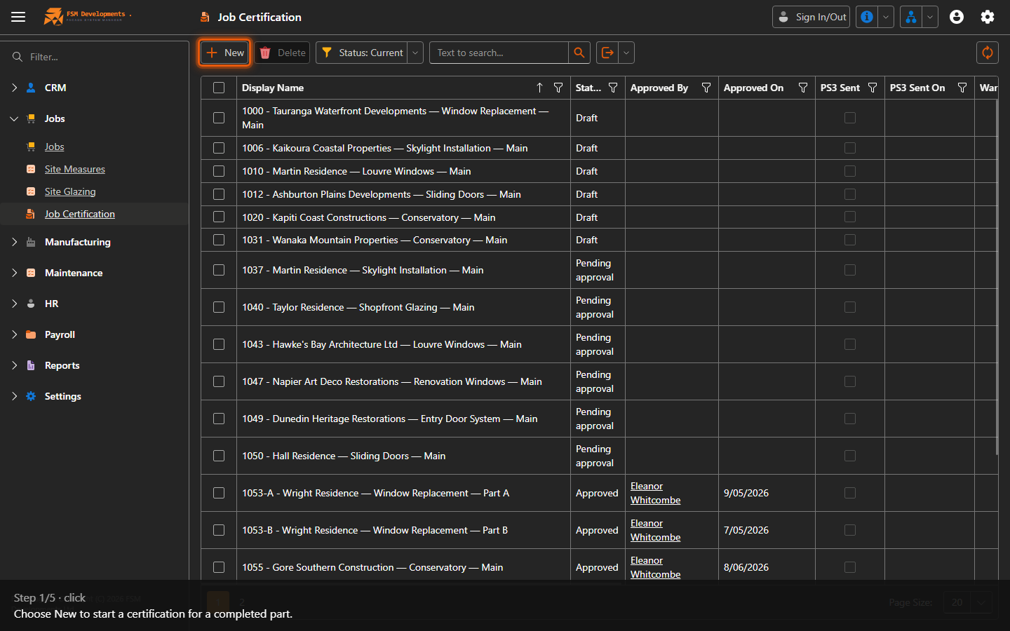 New (toolbar button)